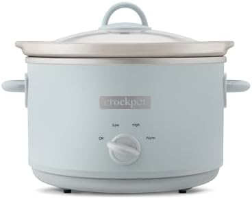 Crock-Pot 4.5 Quart Manual Slow Cooker – Macaroon Blue - Distinct Pick