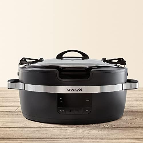 Crock-Pot Thermoshield 6 Quart Slow Cooker with Carry Handles