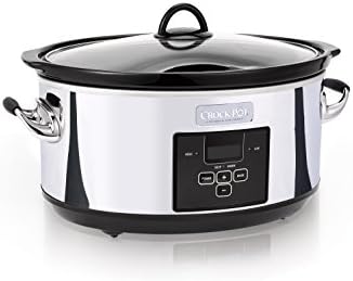 Crock-Pot 7 Quart Programmable Slow Cooker – Polished Platinum - Distinct Pick