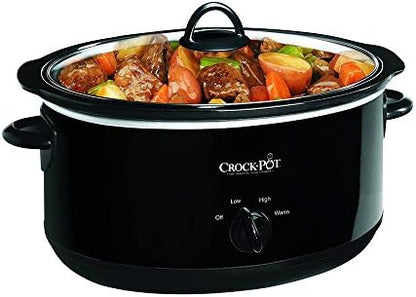 Crock-Pot 8 Quart Manual Slow Cooker – Black - Distinct Pick