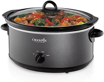 Crock-Pot 7 Quart Slow Cooker – Charcoal - Distinct Pick
