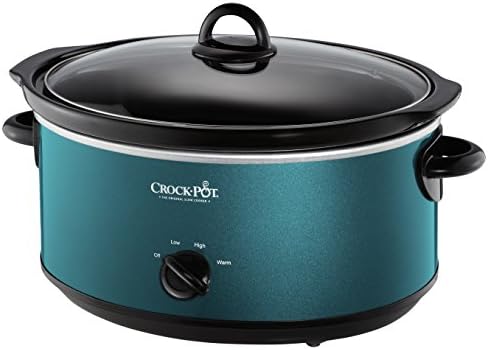 Crock-Pot 7 Quart Manual Slow Cooker – Turquoise - Distinct Pick
