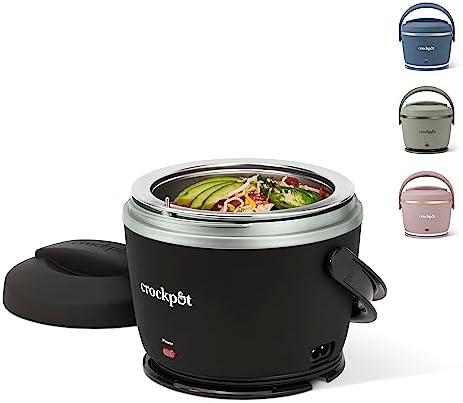 Crock-Pot Electric Lunch Box Food Warmer 20oz – Black - Distinct Pick
