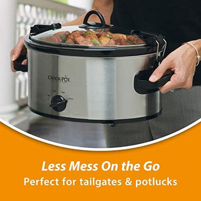 Crock-Pot Cook & Carry 6 Quart Portable Slow Cooker - Distinct Pick