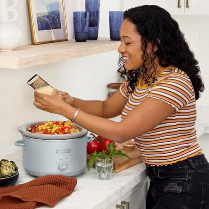 Crock-Pot 4.5 Quart Manual Slow Cooker – Macaroon Blue - Distinct Pick