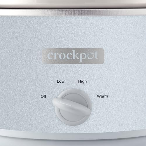 Crock-Pot 4.5 Quart Manual Slow Cooker – Macaroon Blue - Distinct Pick