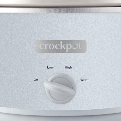 Crock-Pot 4.5 Quart Manual Slow Cooker – Macaroon Blue - Distinct Pick