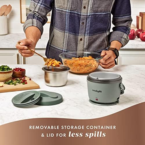 Crock-Pot Portable Electric Lunch Box Food Warmer – Green - Distinct Pick