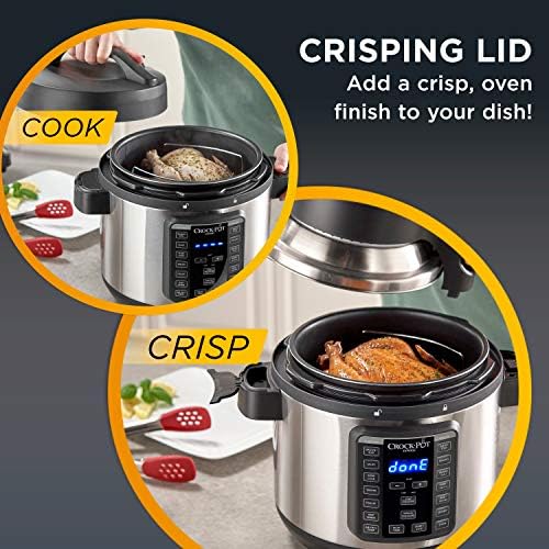 Crock-Pot Express Crisp 8 Quart 10-in-1 Pressure Cooker