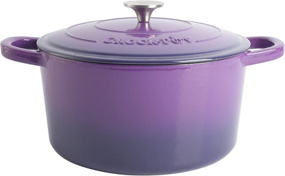 Crock-Pot 3 Quart Enameled Cast Iron Dutch Oven – Aqua