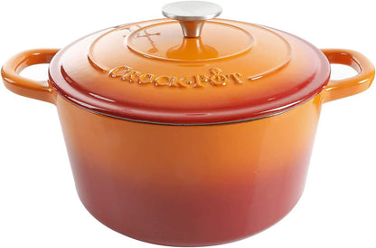 Crock-Pot 3 Quart Enameled Cast Iron Dutch Oven – Aqua