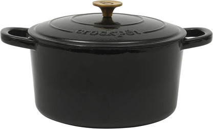 Crock-Pot 3 Quart Enameled Cast Iron Dutch Oven – Aqua