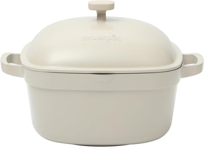 Crock-Pot 3 Quart Enameled Cast Iron Dutch Oven – Aqua